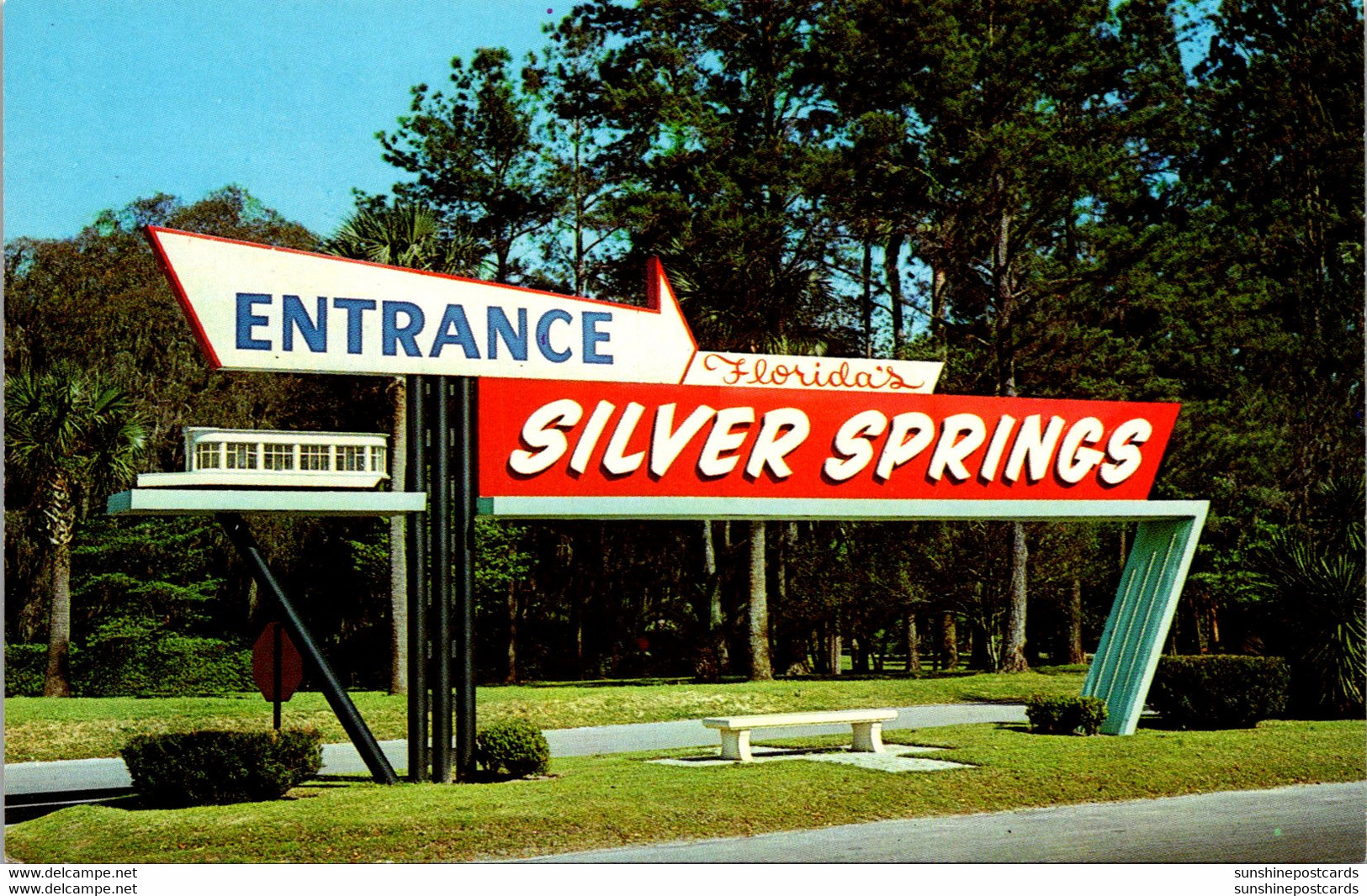 Florida Silver Springs Entrance Sign - Silver Springs