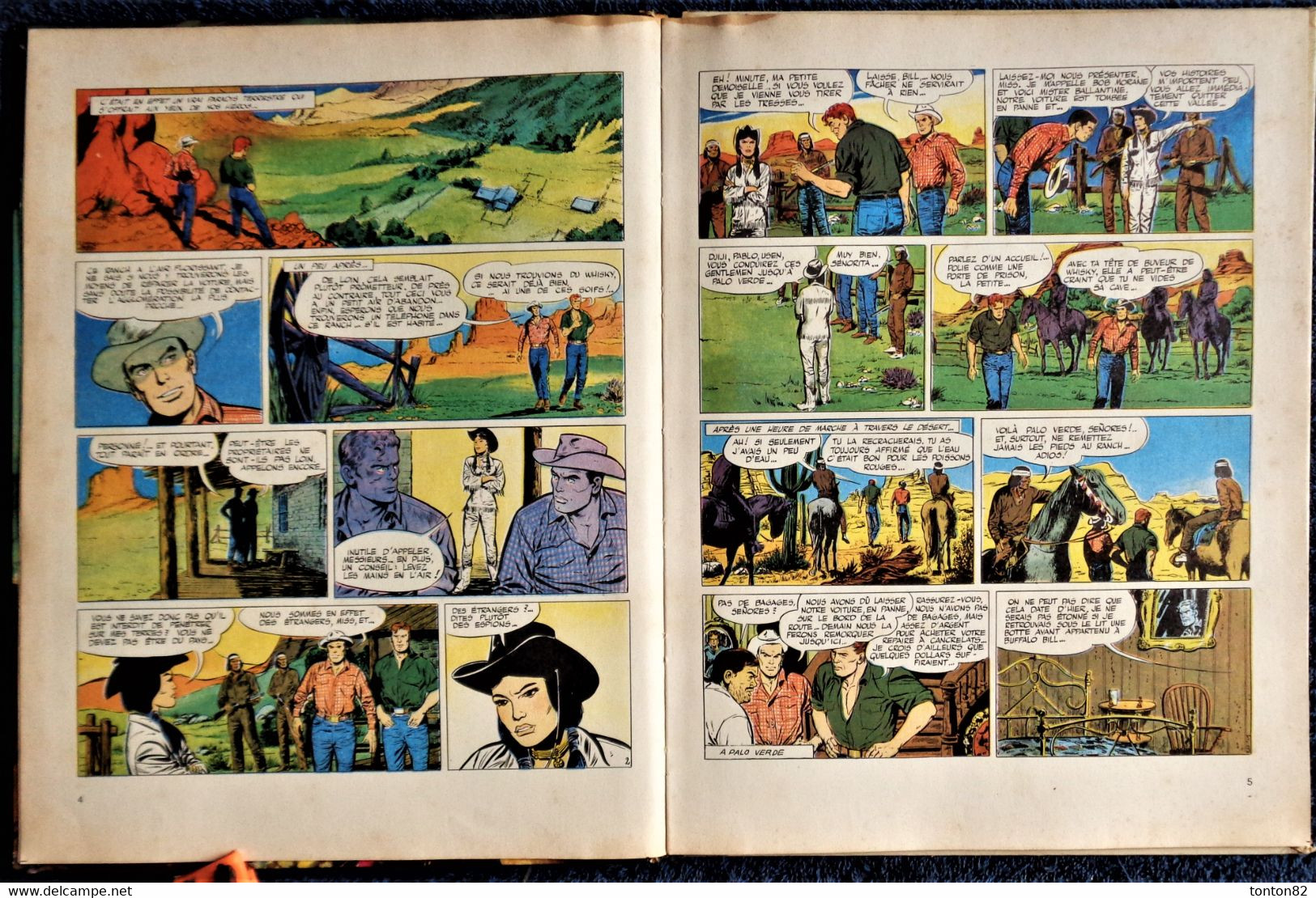 Vernes / Forton - BOB MORANE - La Vallée Des Crotales - Dargaud - ( 1970 ) . - Bob Morane