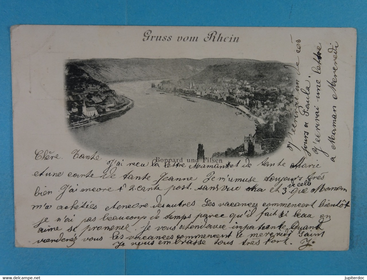 Gruss Vom Rhein Boppard Und Filsen (1899) - Boppard