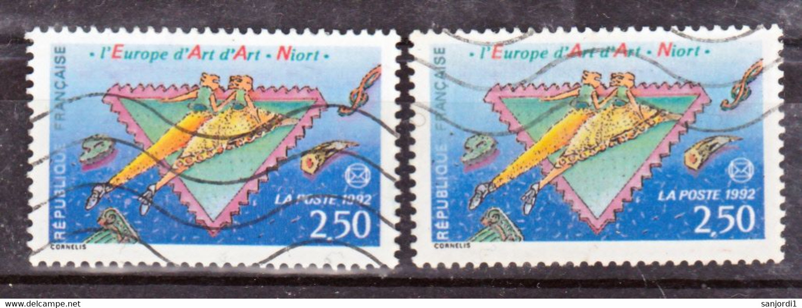 France 2758 Rose Très Pale  Et Normal  Oblitéré Used TB - Gebraucht