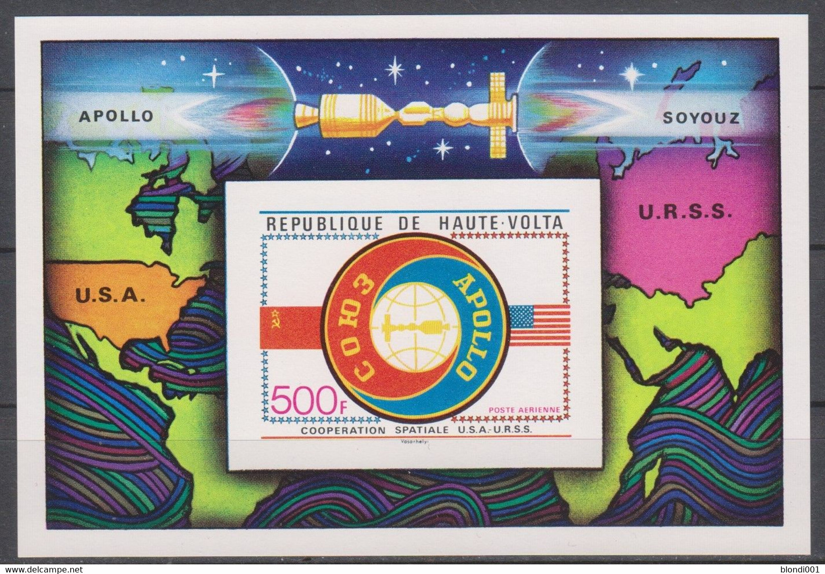 SPACE - Apollo - UPPER VOLTA - S/S Imp. MNH - Sammlungen