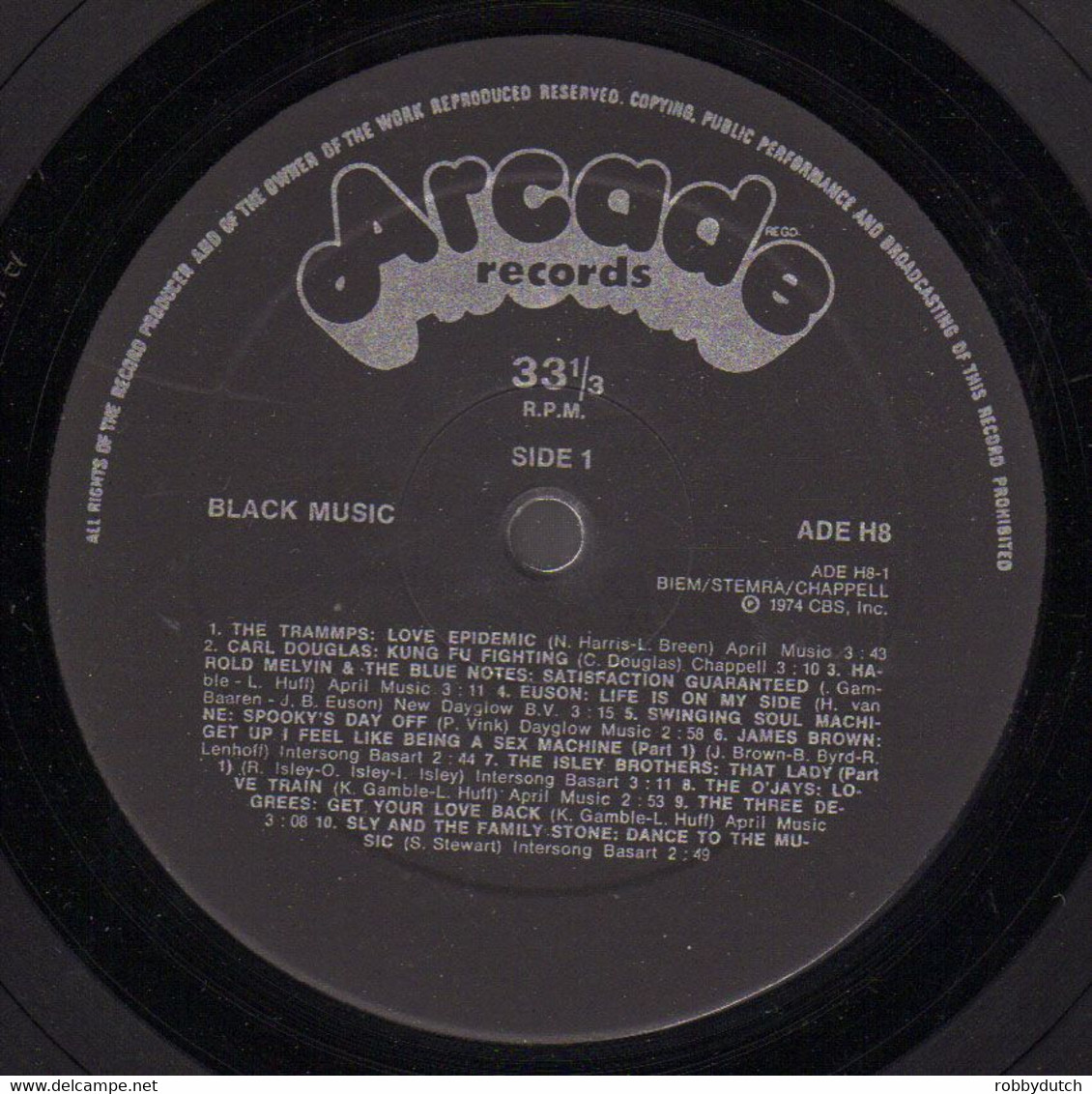 * LP *  BLACK MUSIC - TRAMMPS / JAMES BROWN / THREE DEGREES / ISAAC HAYES / JIMI HENDRIX A.o. - Compilations