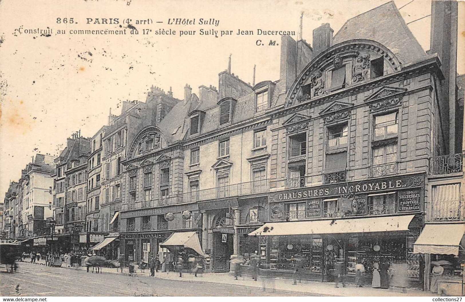 PARIS-75004- L'HÔTEL SULLY- CONSTRUIT AU COMMENCEMENT DU 17eme S POUR SULLY PAR JEAN DUCERCEAU - Arrondissement: 04