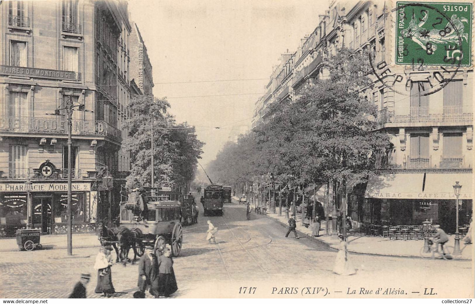 PARIS-75014-LA RUE D'ALESIA - Paris (14)