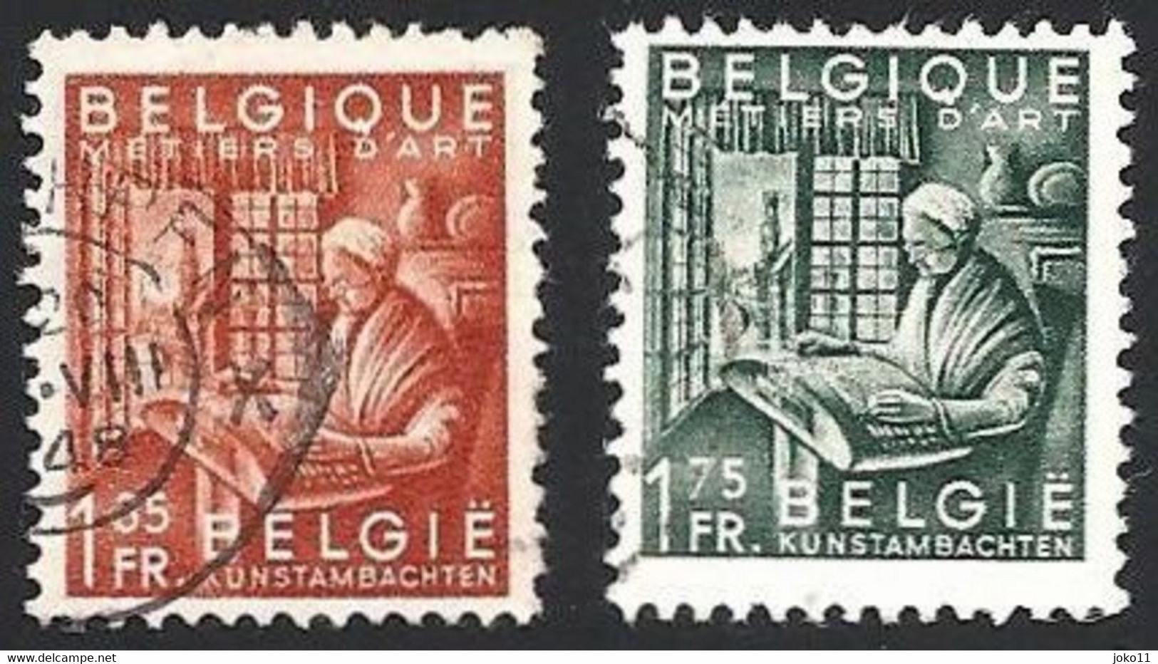 Belgien, 1948, Michel-Nr. 806+808, Gestempelt - 1948 Exportation