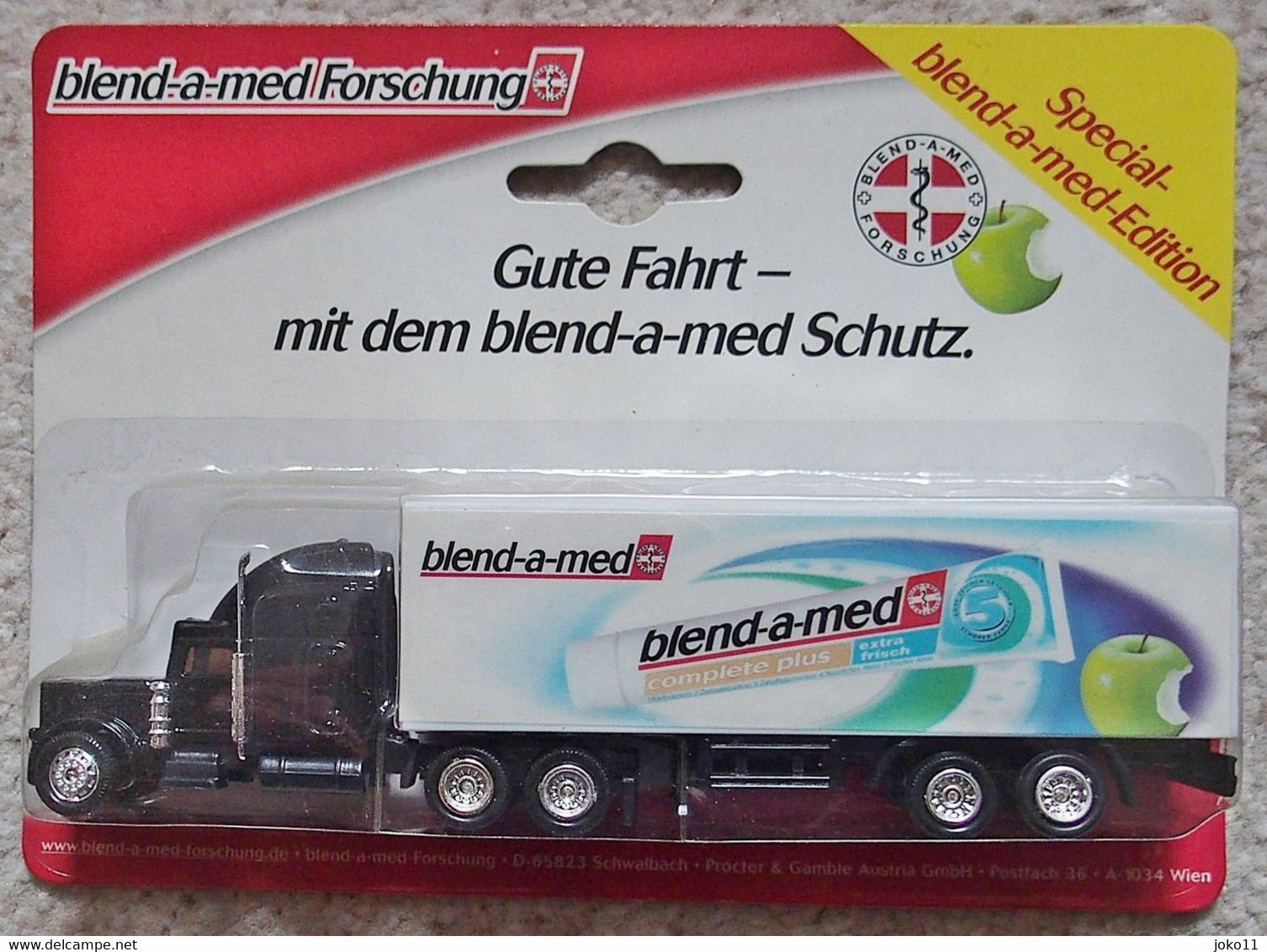 Werbetruck, Der Firma Blend-a-med Complete Plus-Truck, OVP - Trucks