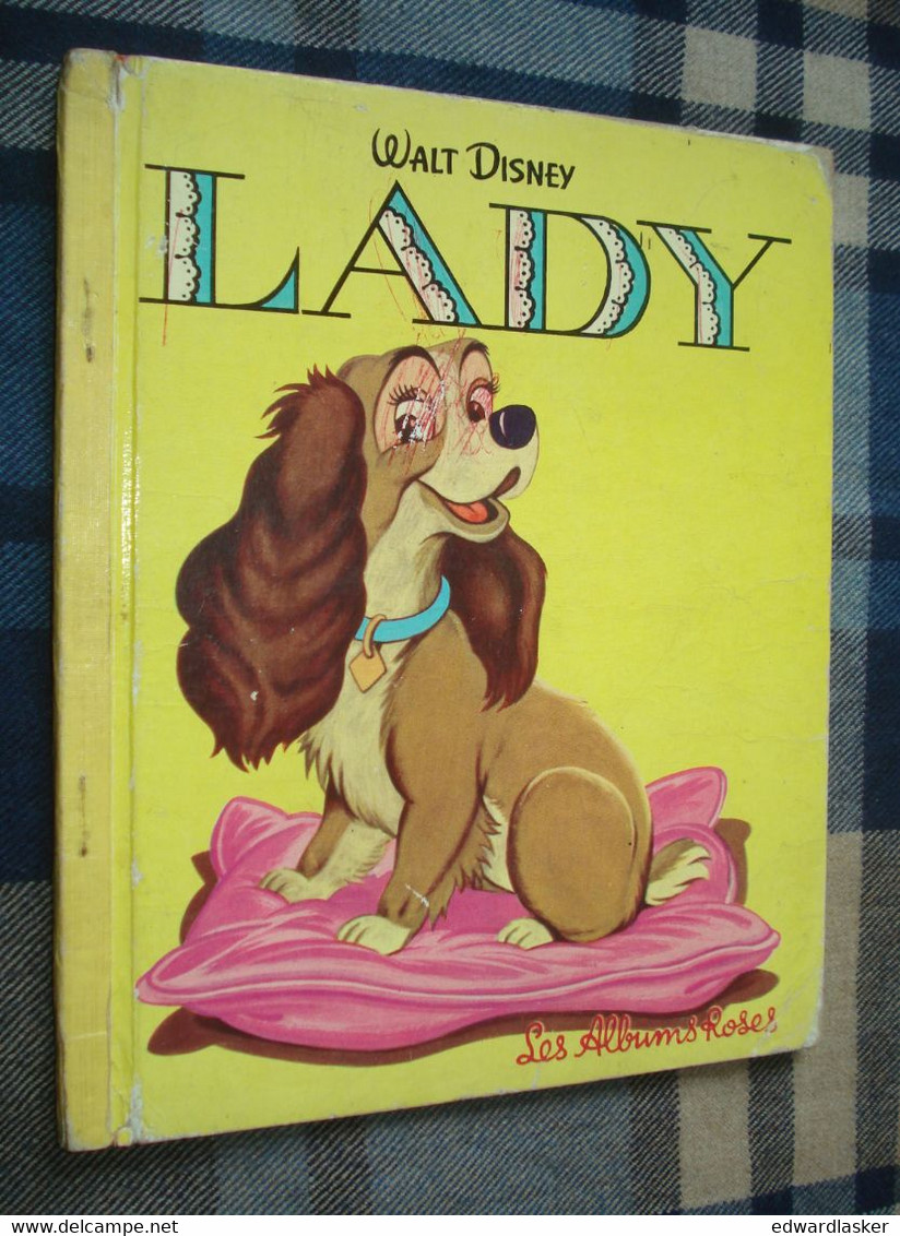 Coll. ALBUMS ROSES : LADY (la Belle Et Le Clochard) //Walt Disney - 1955 [2] - Hachette