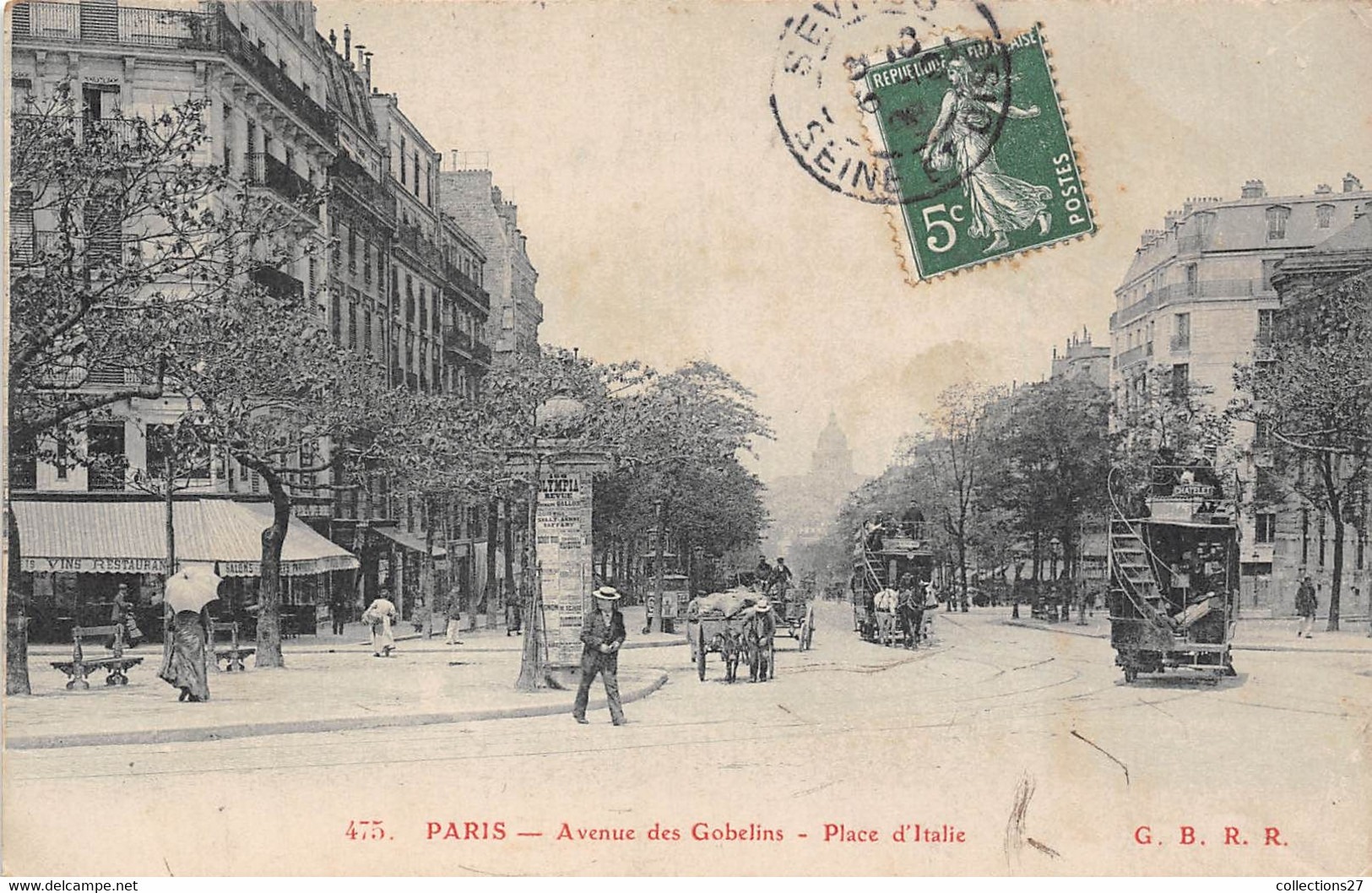 PARIS-75013-AVENUE DES GOBELINS PLACE D'ITALIE - District 13