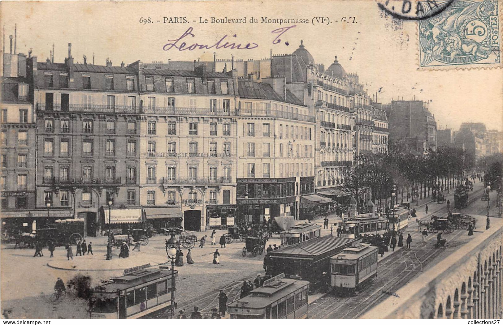 PARIS-75006-LE BOULEVARD DU MONTPARNASSE - District 06