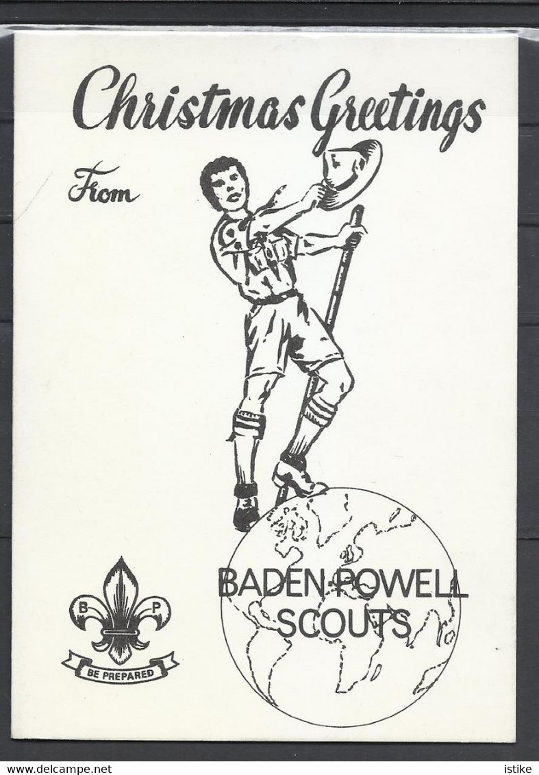 U.K. Stanley, Wakefield, "Baden-Powell" Boy Scouts, Christmas Greetings. - Other & Unclassified