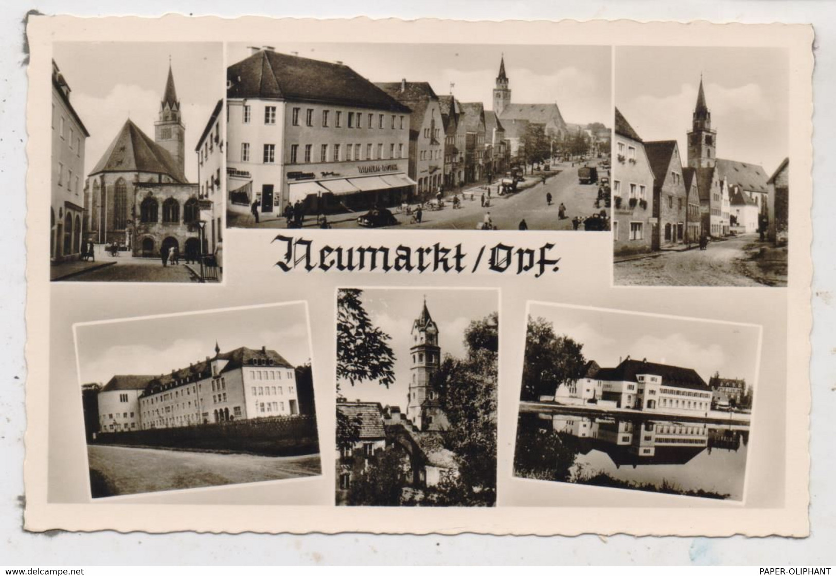 8430 NEUMARKT / Oberpfalz, Mehrbild - AK Rücks. Kl. Klebereste - Neumarkt I. D. Oberpfalz