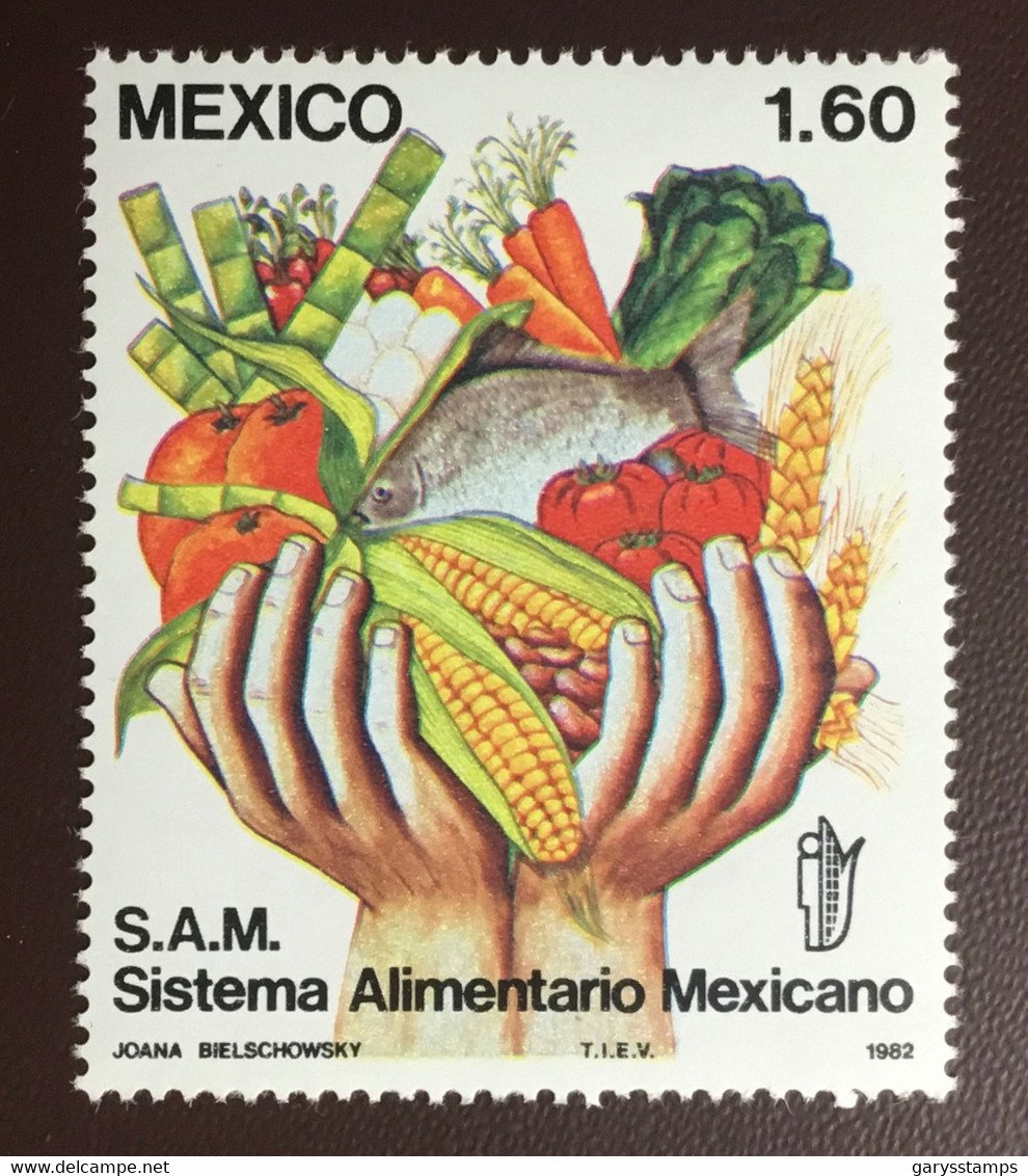 Mexico 1982 Food System Vegetables MNH - Groenten