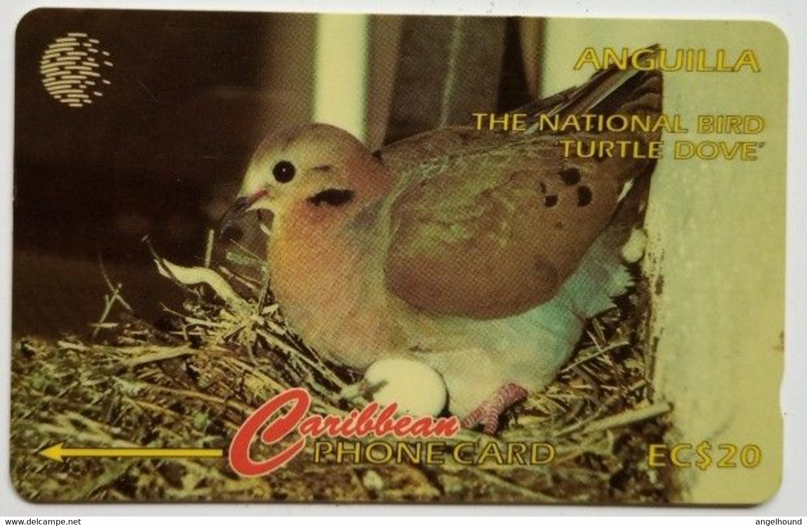 Anguilla  EC$20  69CAGE  " Turtle Dove, The National Bird " - Anguila