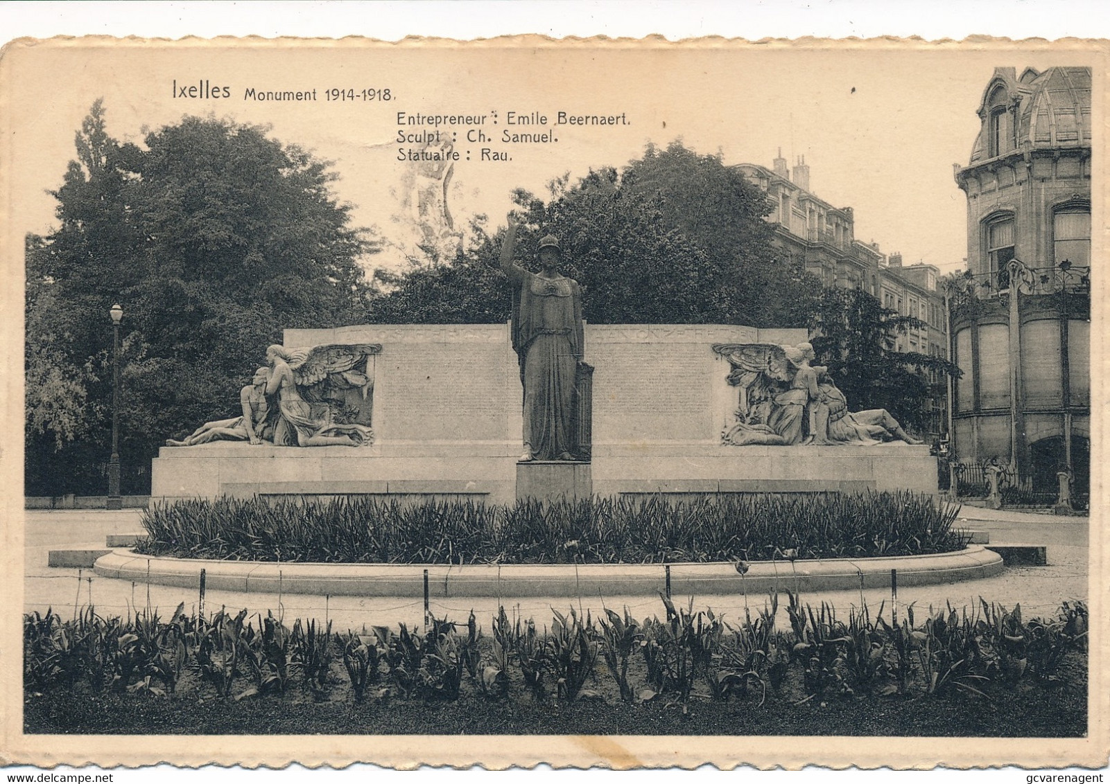 IXELLES  MONUMENT 1914  1918   LOOK   SCANS - Elsene - Ixelles