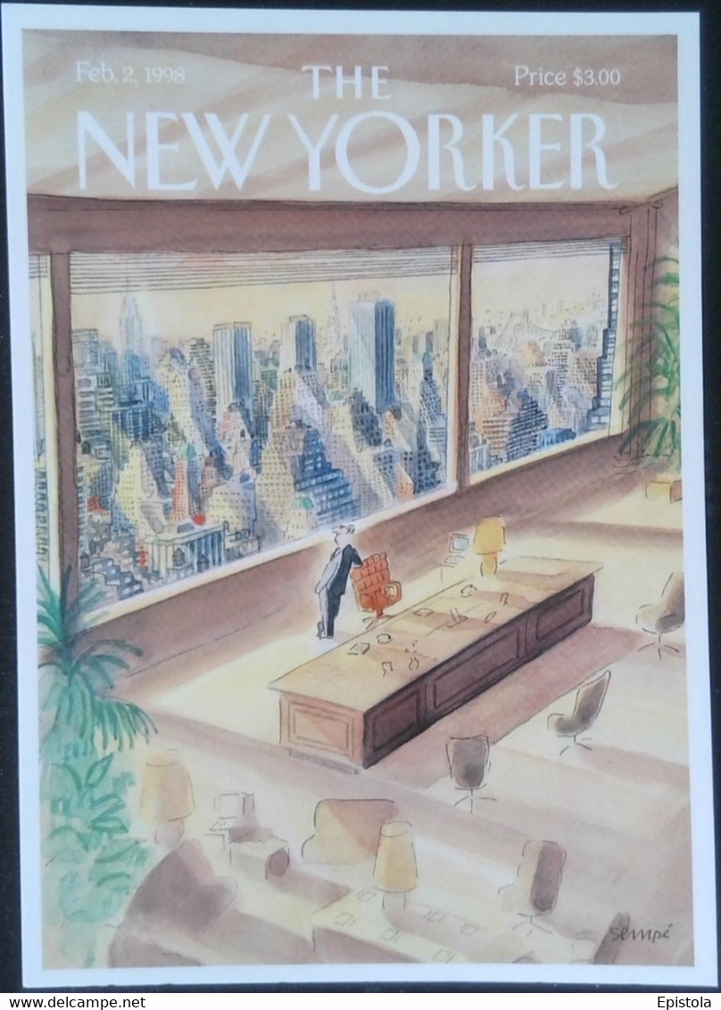 ► Illustrateur  Sempé  The  NEW YORKER Journal 1998 - Boss Office New York - Sempé