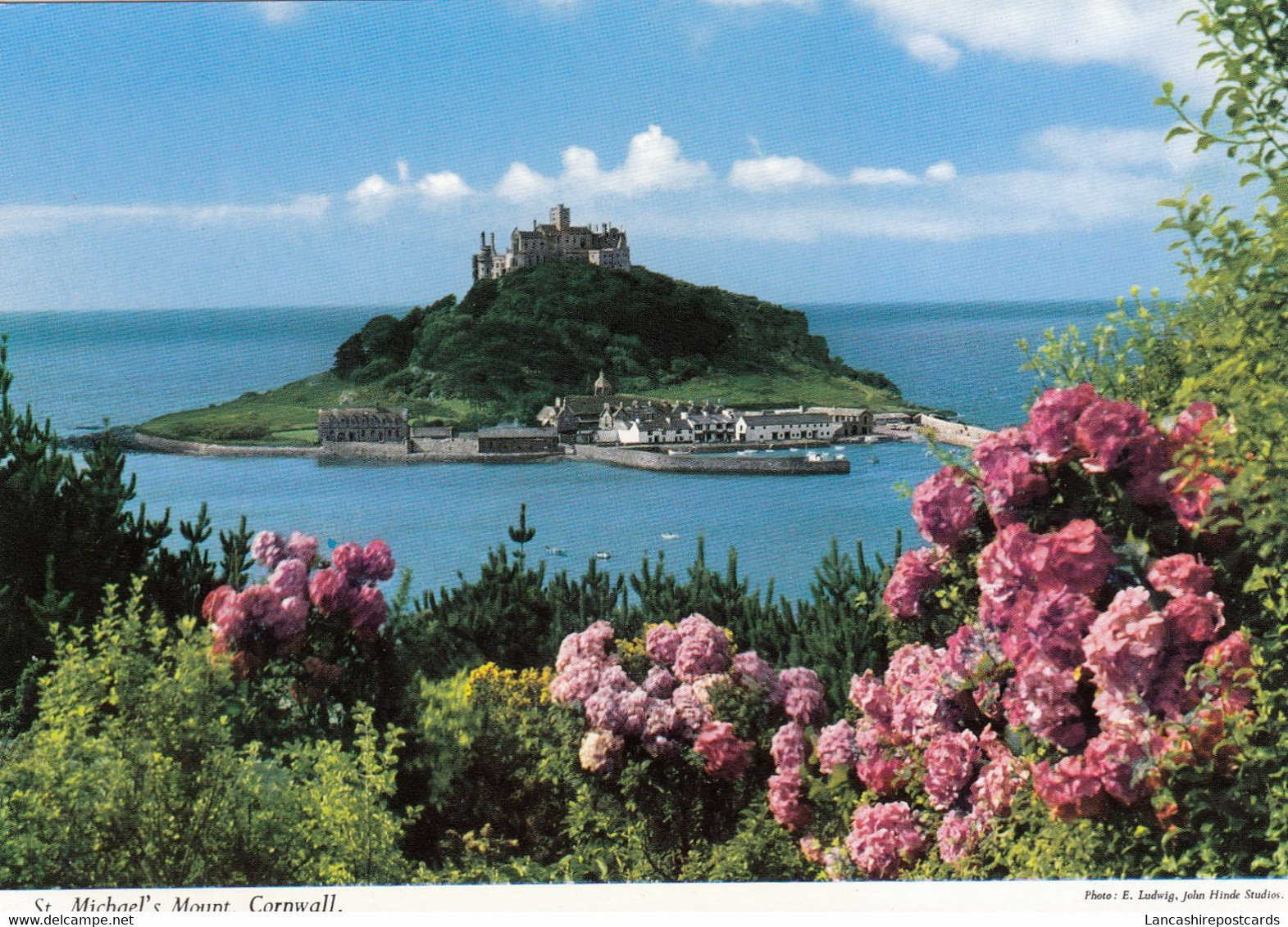 Postcard St Michael's Mount Nr Penzance Cornwall [ John Hinde ] My Ref B25543 - St Michael's Mount