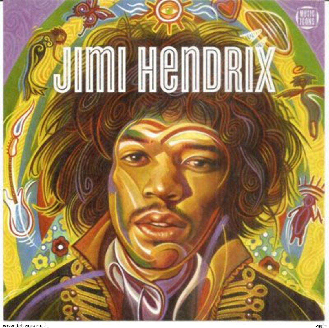 JIMMI HENDRIX.American Musician,singer & Songwriter.Feuille Entière Neuve **. Deux Photos Recto-verso - Nuevos