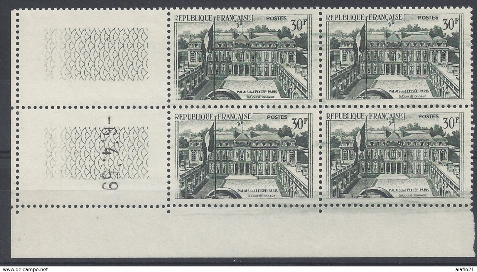 PALAIS ELYSEE N° 1192 - Bloc De 4 COIN DATE - NEUF SANS CHARNIERE - 6-4-59 - 1950-1959