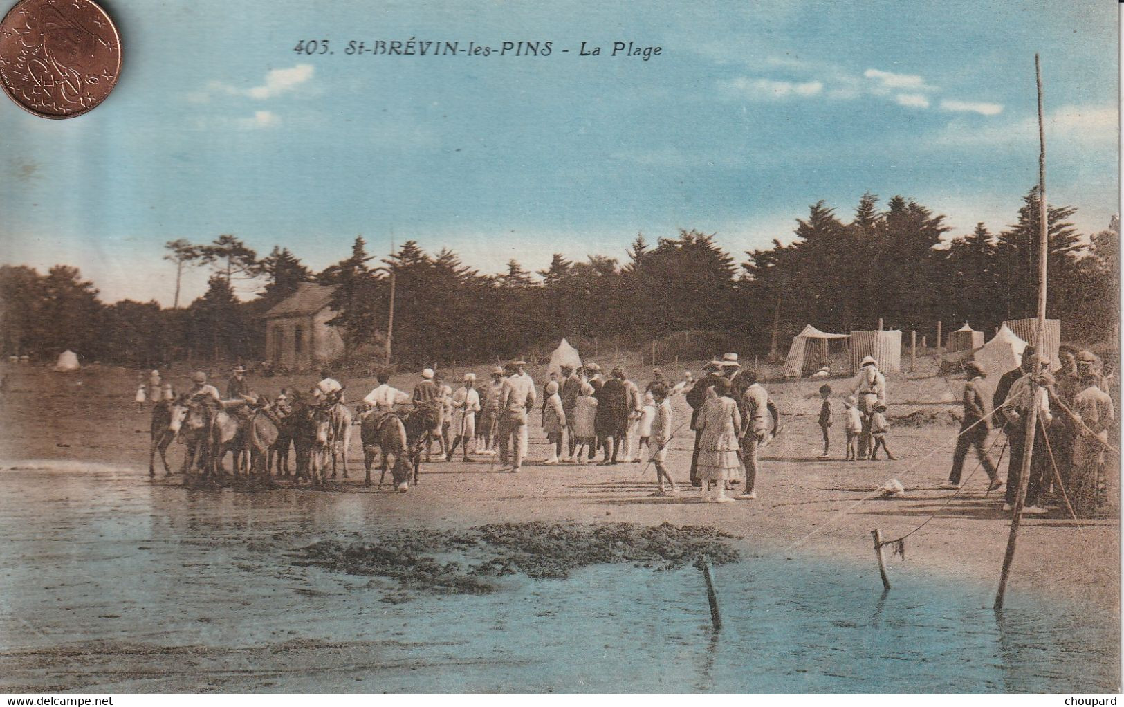 44- Carte Postale Ancienne De SAINT BREVIN LES PINS   La Plage - Saint-Brevin-les-Pins