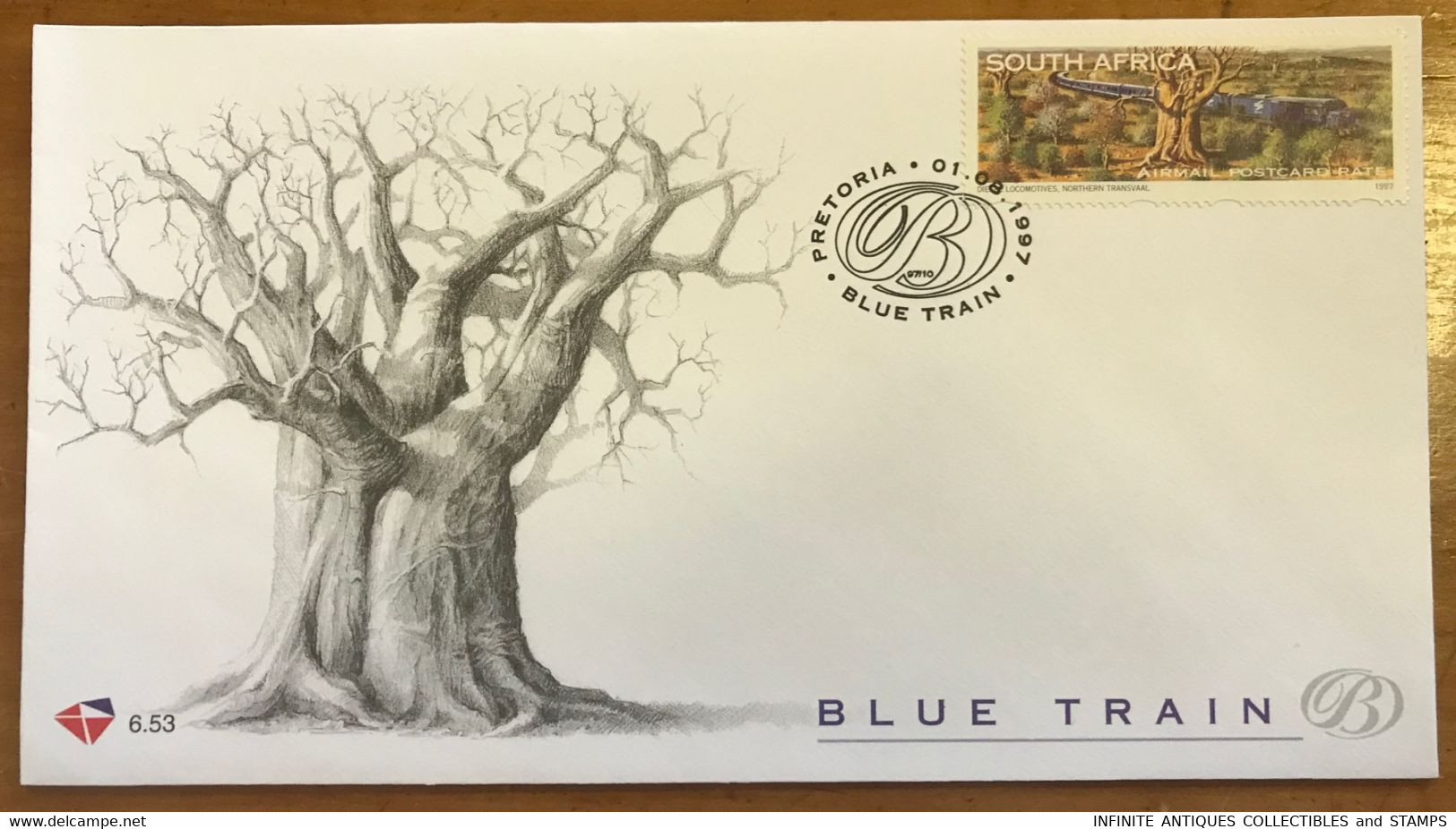 SOUTH AFRICA BLUE TRAIN SELECTION Of ITEMS FDC's X 10 CTO SHEET Of STAMPS CYLINDER Of 5 Miniature Sheet CAPE STAMP SHOW - Storia Postale