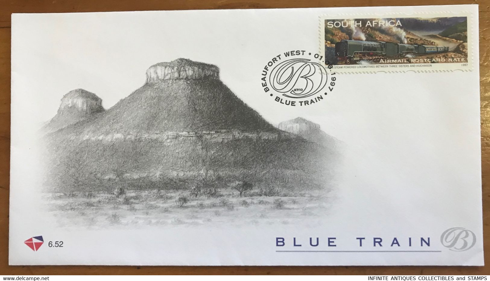 SOUTH AFRICA BLUE TRAIN SELECTION Of ITEMS FDC's X 10 CTO SHEET Of STAMPS CYLINDER Of 5 Miniature Sheet CAPE STAMP SHOW - Briefe U. Dokumente