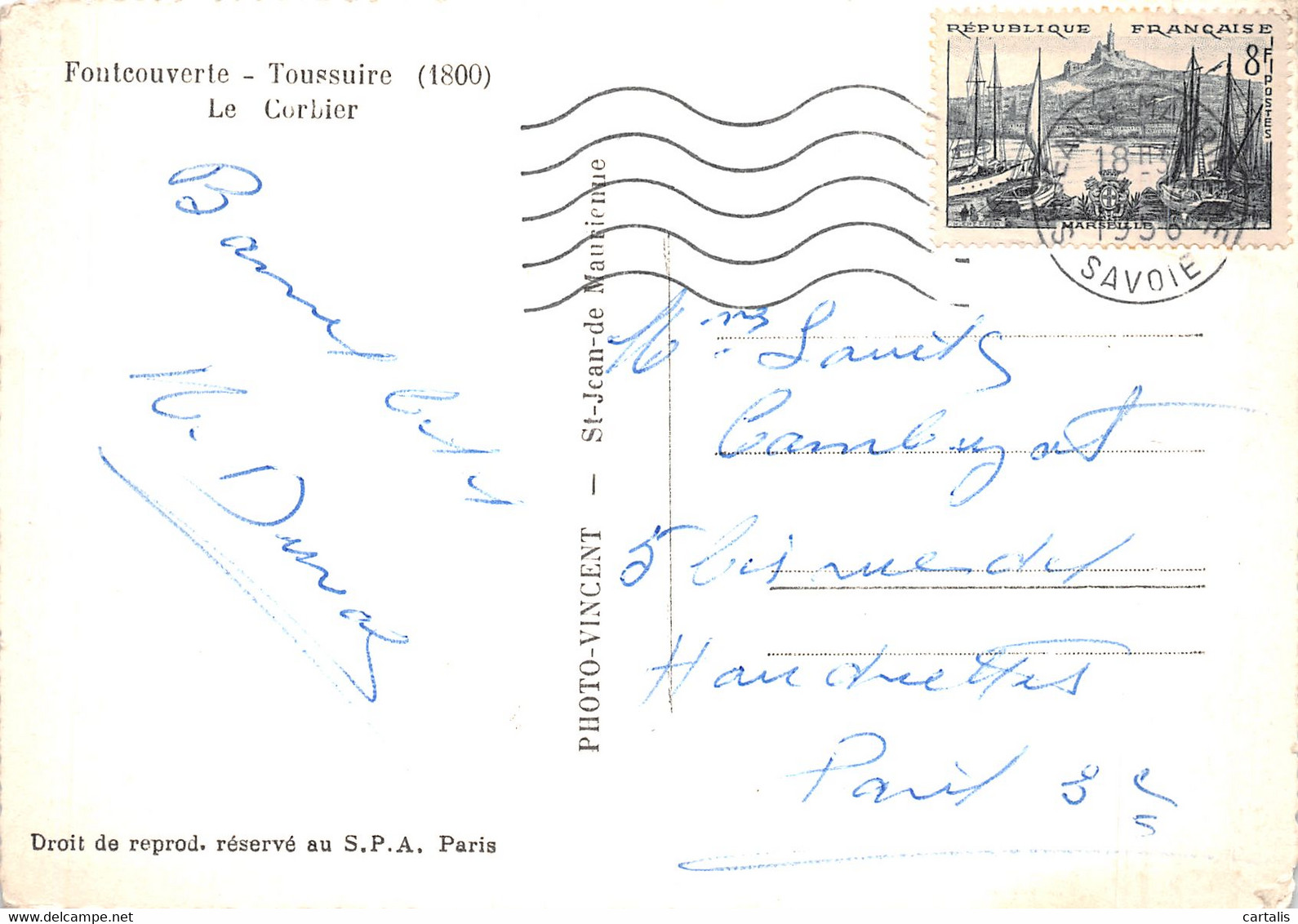 73-FONTCOUVERTE LA TOUSSUIRE-N°4287-B/0045 - Sonstige & Ohne Zuordnung