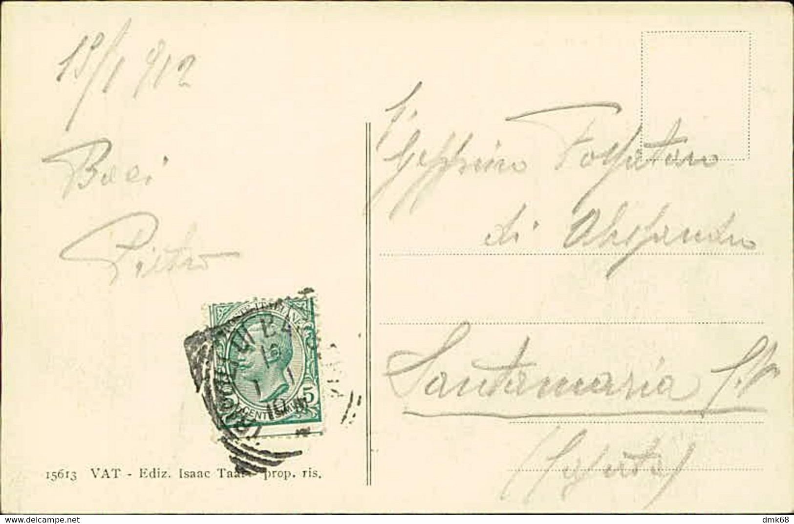 LIBIA / LIBYA - TRIPOLI - LA DOGANA  - EDIT.  ALTEROCCA - MAILED TO ITALY - 1912 (11344) - Libye