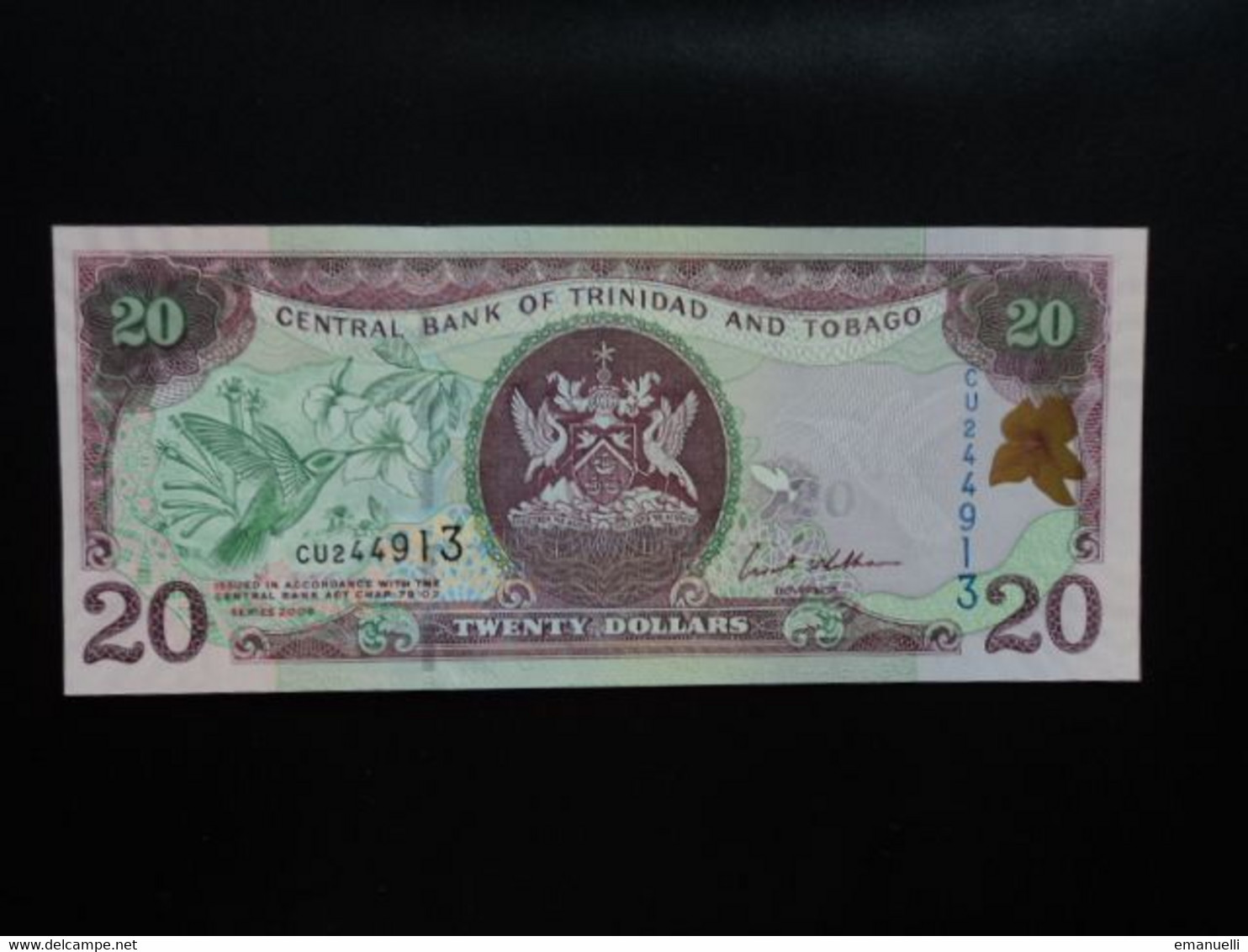 TRINITÉ ET TOBAGO * : 20 DOLLARS   Série 2006    P 49a    Presque NEUF ** - Trinidad & Tobago