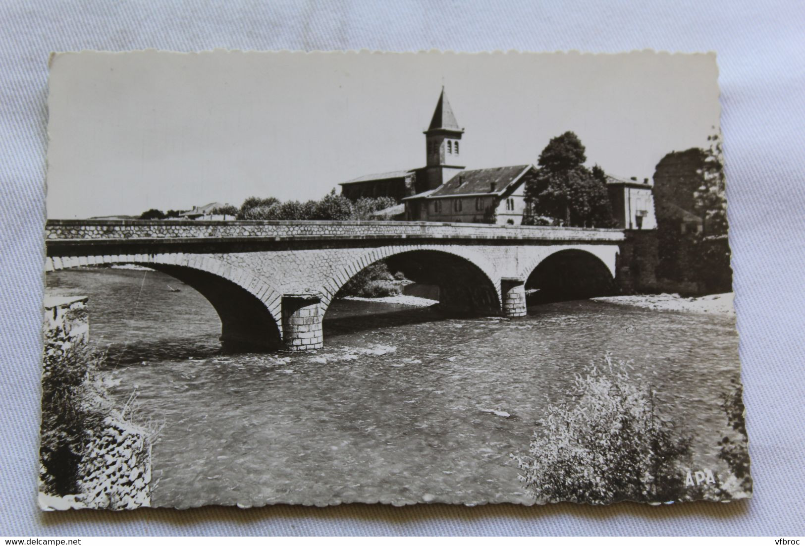 Cpm 1972, Varilhes, L'Ariège Et Le Pont, Ariège 09 - Varilhes