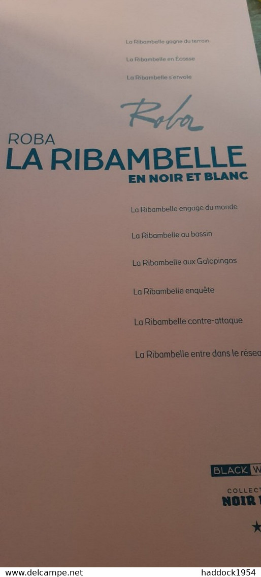 La Ribambelle En Noir Et Blanc ROBA éditions Black Et White 2022 - First Copies