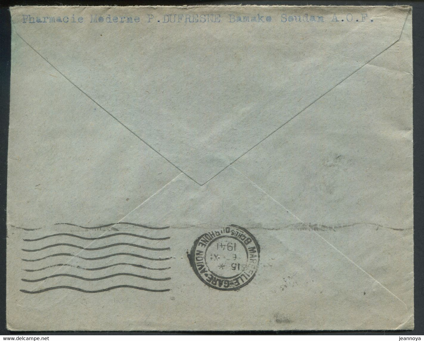 SOUDAN - DIVERS / LETTRE AVION DE BAMAKO LE 3/11/1941 POUR NICE - TB - Covers & Documents