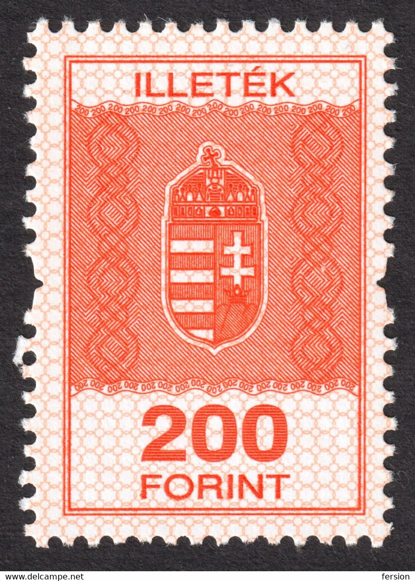 2004 2000 Hungary Ungarn Hongrie - Revenue Judaical Tax Stamp - 200 Forint - MNH - Steuermarken