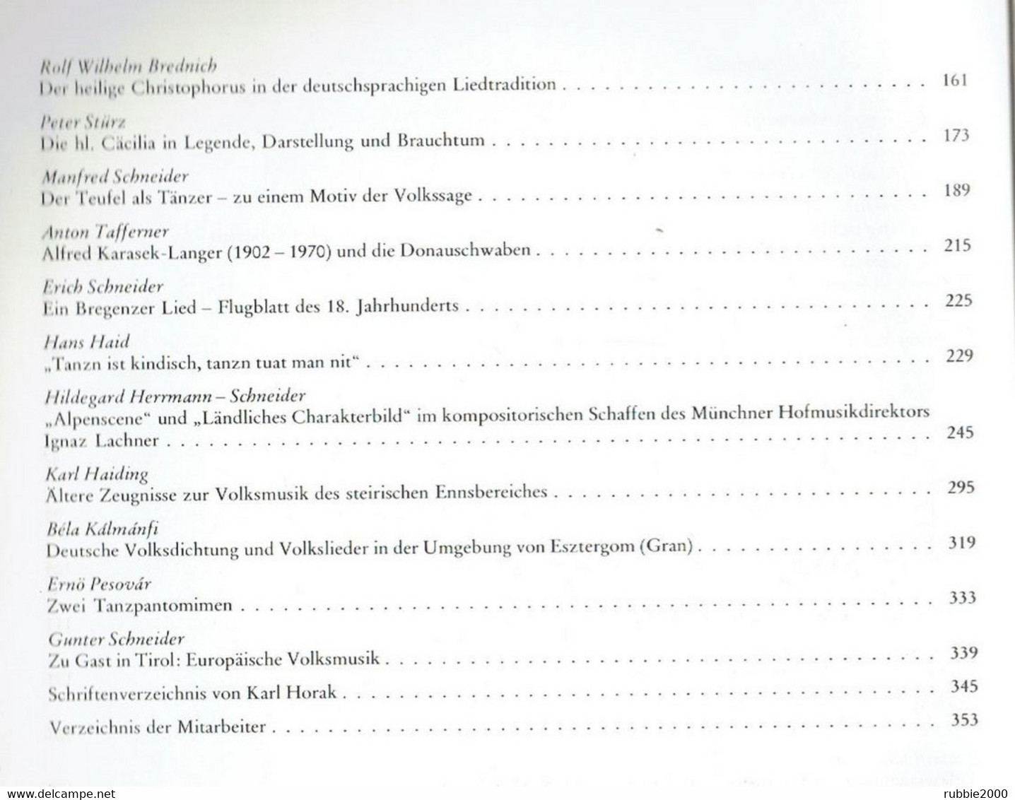 Festschrift Für Karl Horak. Herausgegeben Von Manfred Schneider Für Musikwissenschaften Der Universität Innsbruck 1980 - Música