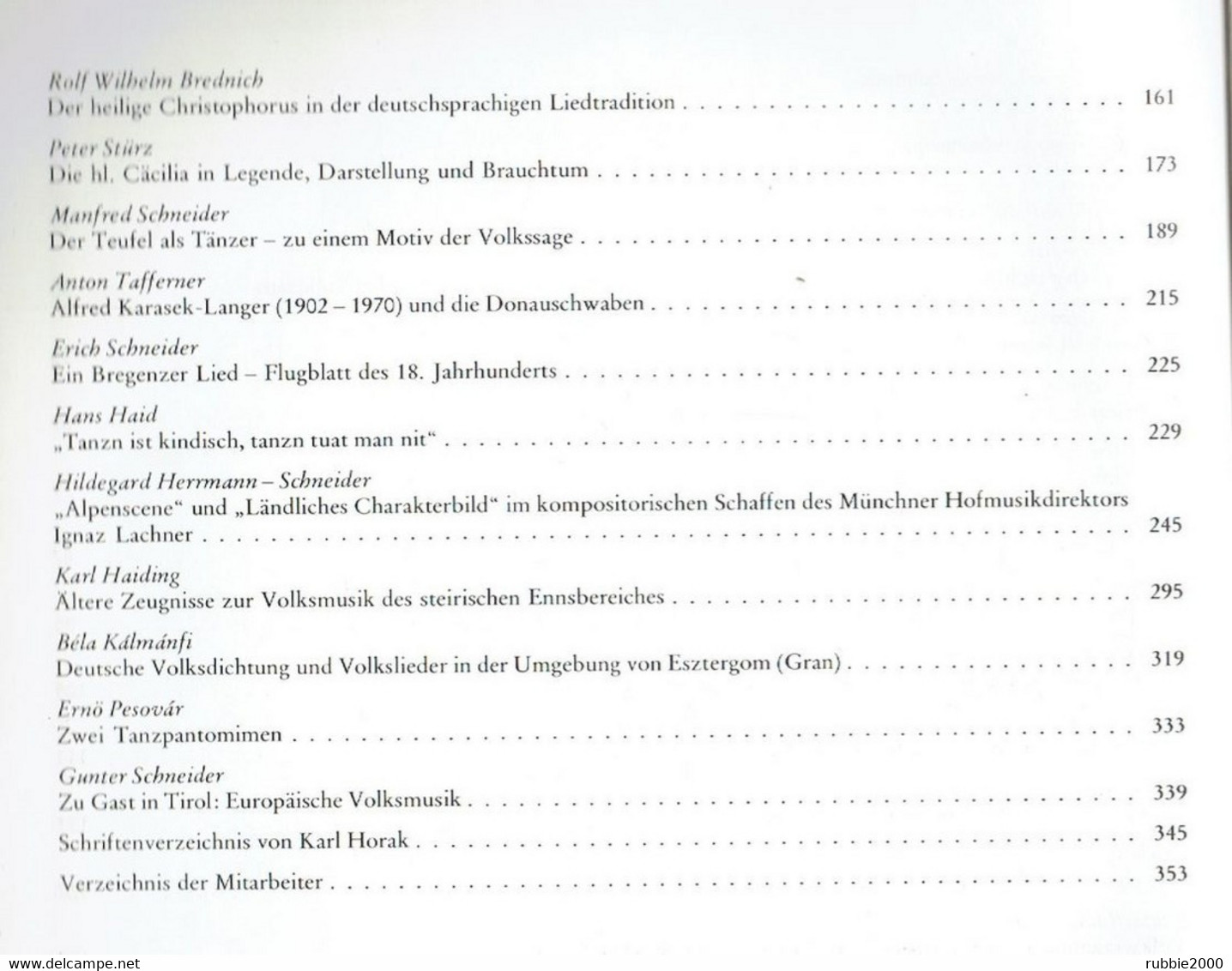 Festschrift Für Karl Horak. Herausgegeben Von Manfred Schneider Für Musikwissenschaften Der Universität Innsbruck 1980 - Music
