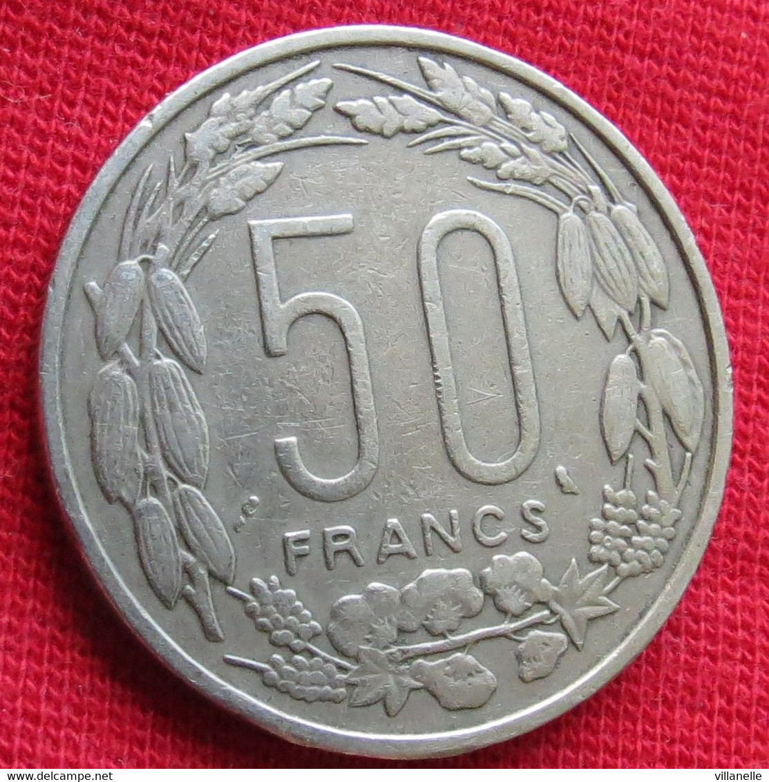 Central African Republic Congo Chade Gabon 50 Francs 1963  Wºº - República Centroafricana