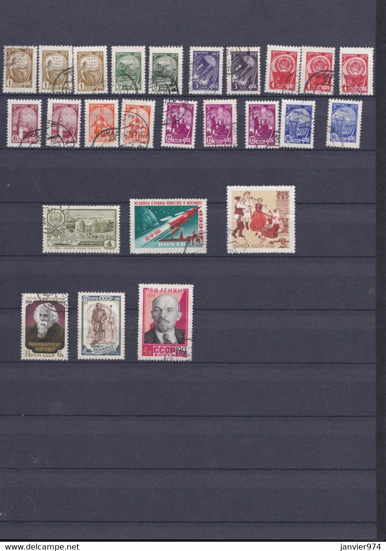 Russie 1961, 25 Timbres , Voir Scan Recto Verso - Other & Unclassified