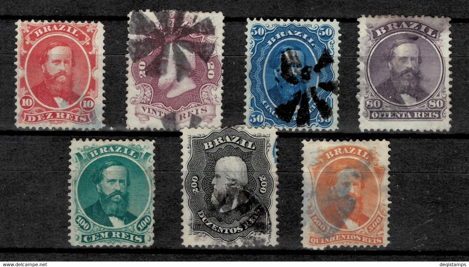 Brasil 1876 ☀ Used Set - Oblitérés