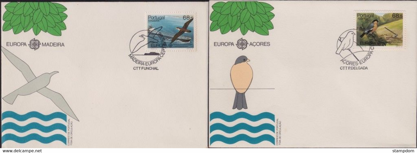 PORTUGAL MADEIRA & AZORES 1986 Europa FDC @D8084 - Sonstige & Ohne Zuordnung