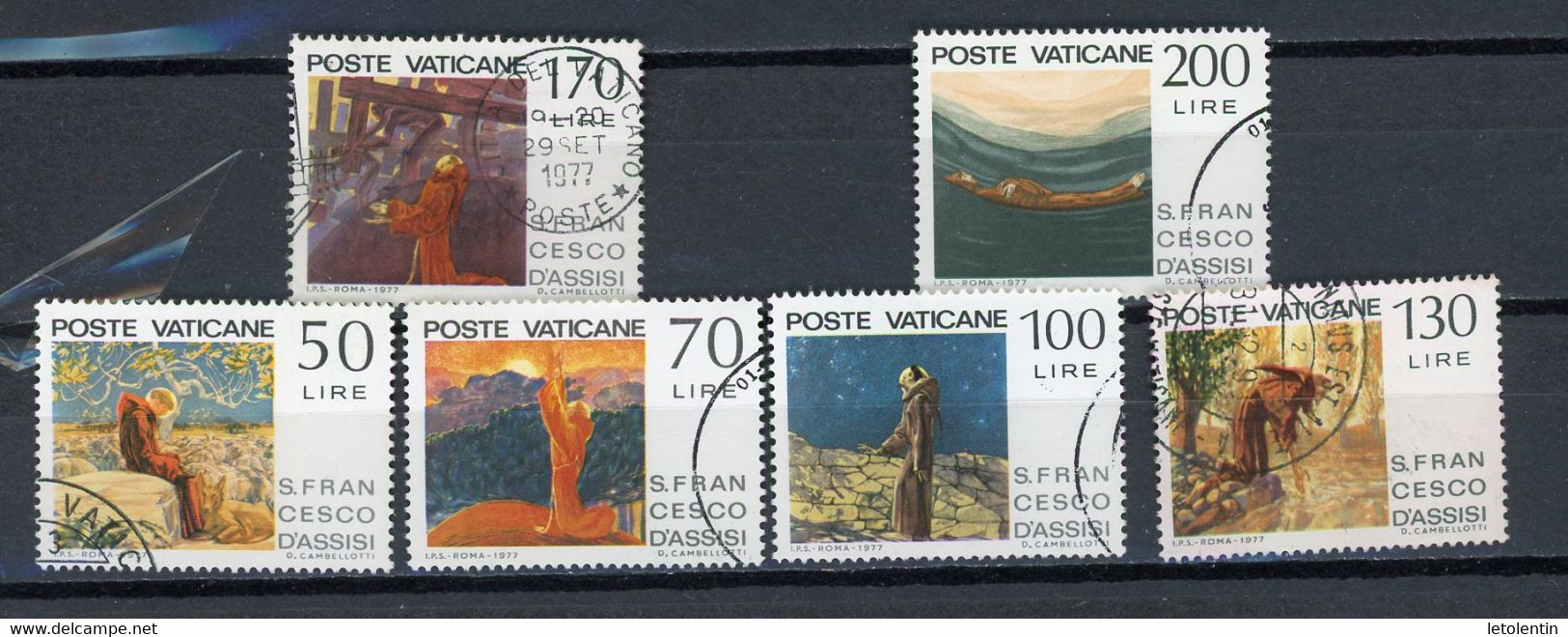 VATICAN: St FRANÇOIS D'ASSISE - N° Yvert 628/633 Obli. - Used Stamps