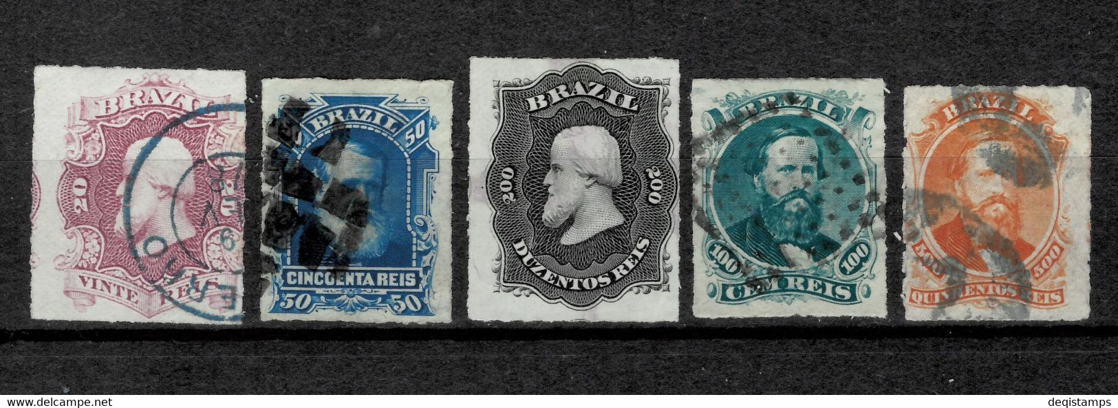 Brasil 1876 ☀ Used Set - Oblitérés