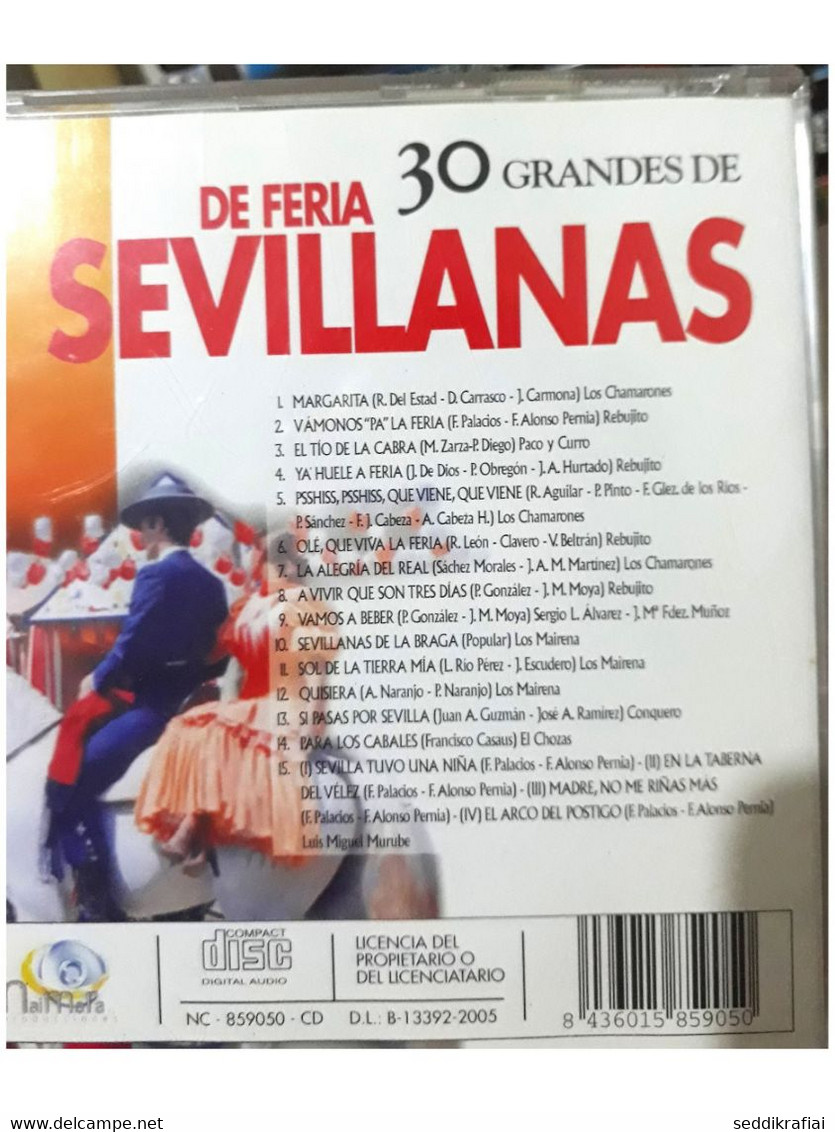 Los Exitos De Sevillanas De Feria (Volumen 2) Cd Audio 15 Tracks - Other - Spanish Music