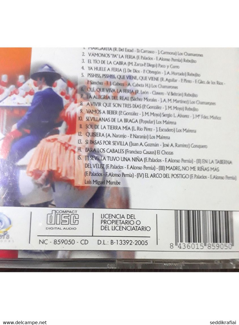 Los Exitos De Sevillanas De Feria (Volumen 2) Cd Audio 15 Tracks - Autres - Musique Espagnole