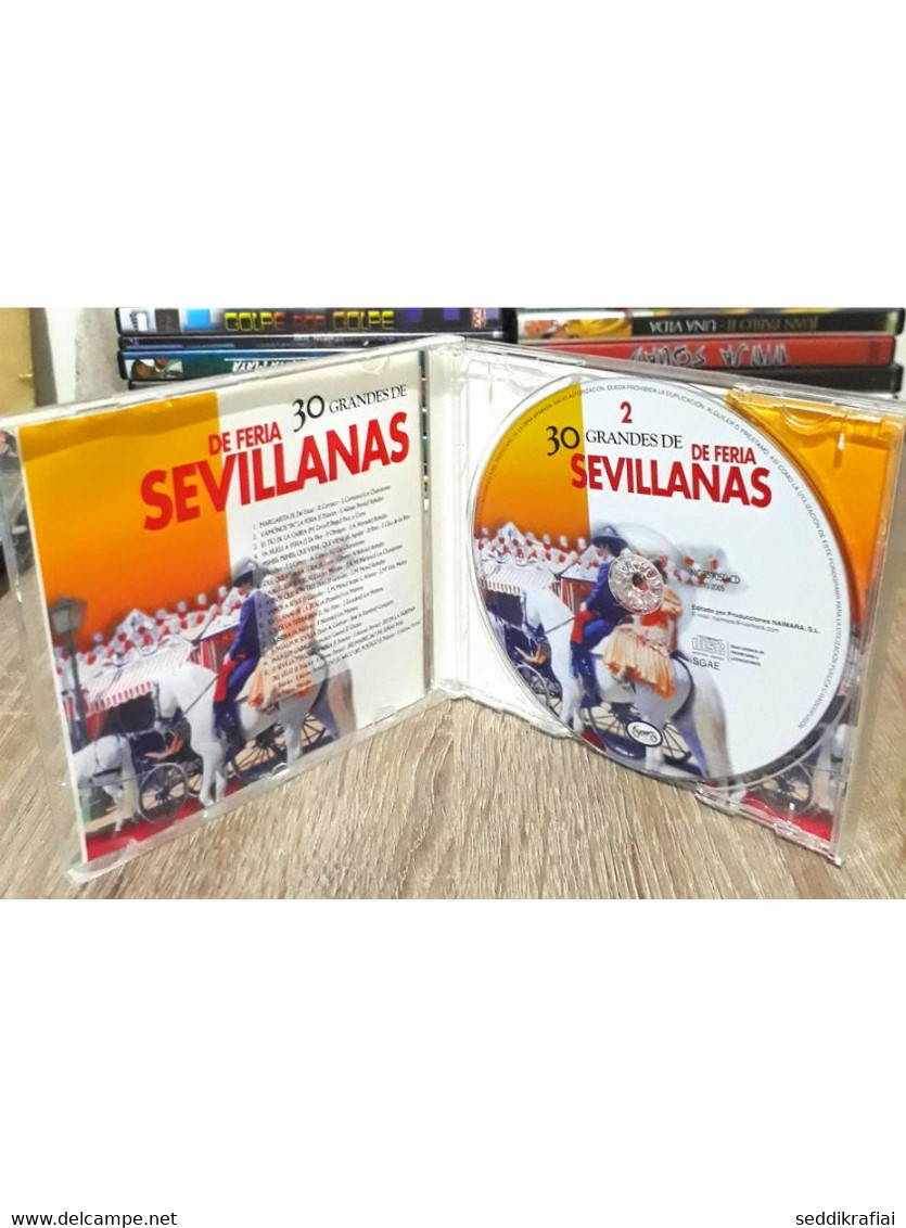 Los Exitos De Sevillanas De Feria (Volumen 2) Cd Audio 15 Tracks - Autres - Musique Espagnole