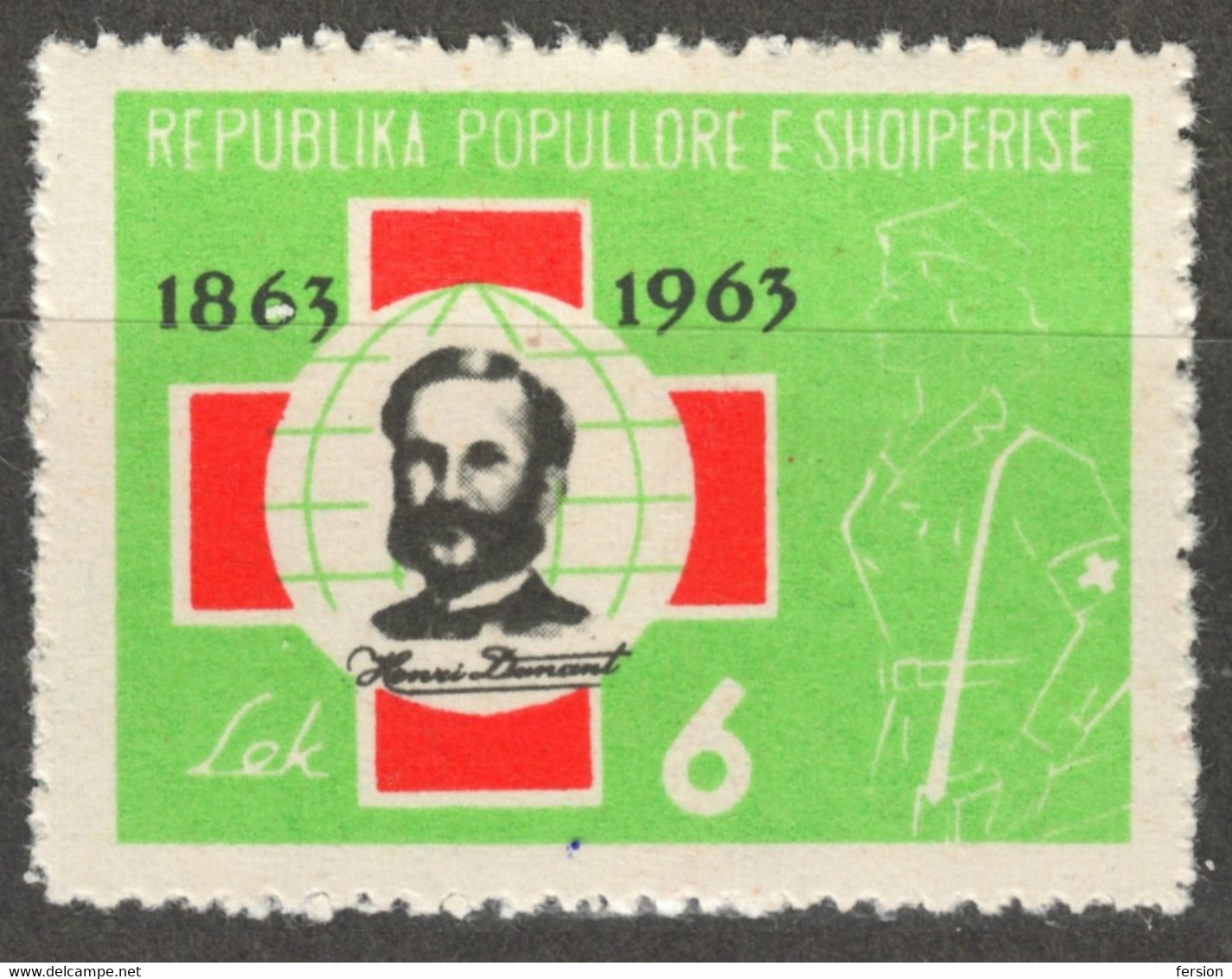 HENRY DUNANT / Nurse - Red Cross Rotes Croix Rouge 1963 ALBANIA - MNH - Henry Dunant