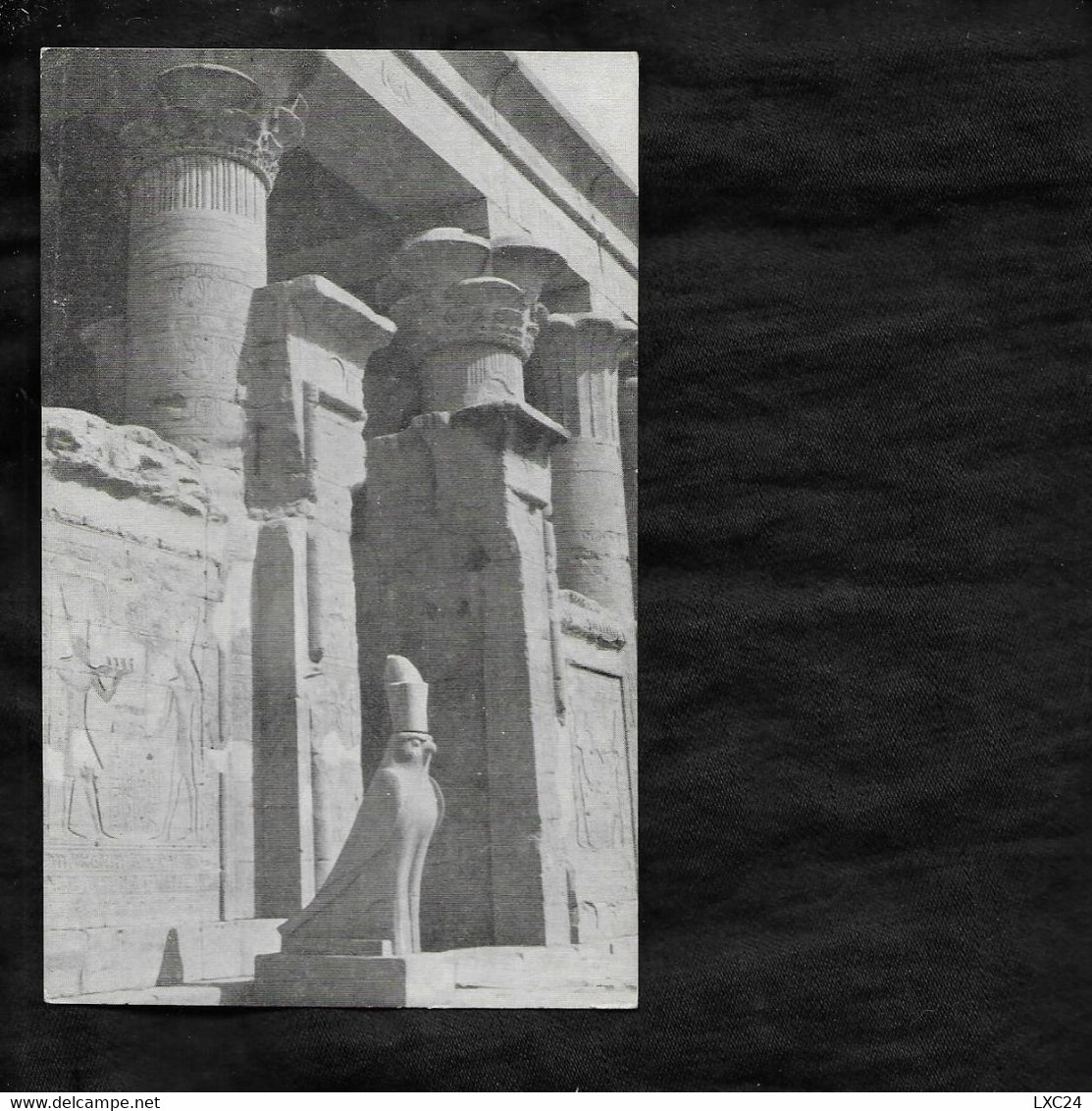 EDFU. STATUE OF HORUS. THE GOD OF THE TEMPLE. - Idfu