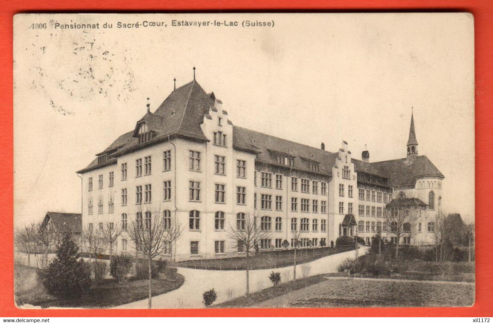 ZTU-03  Estavayer-le-lac Pensionnat Du Sacré-Coeur  Circ. 1921 Savigny 4006 - Estavayer