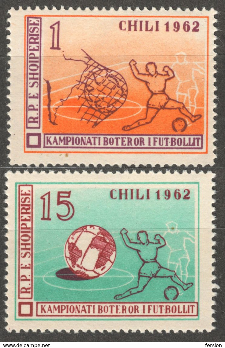 1962 FIFA World Cup CHILE - Football Soccer / Ball Globe Earth - ALBANIA - MNH - 1962 – Cile