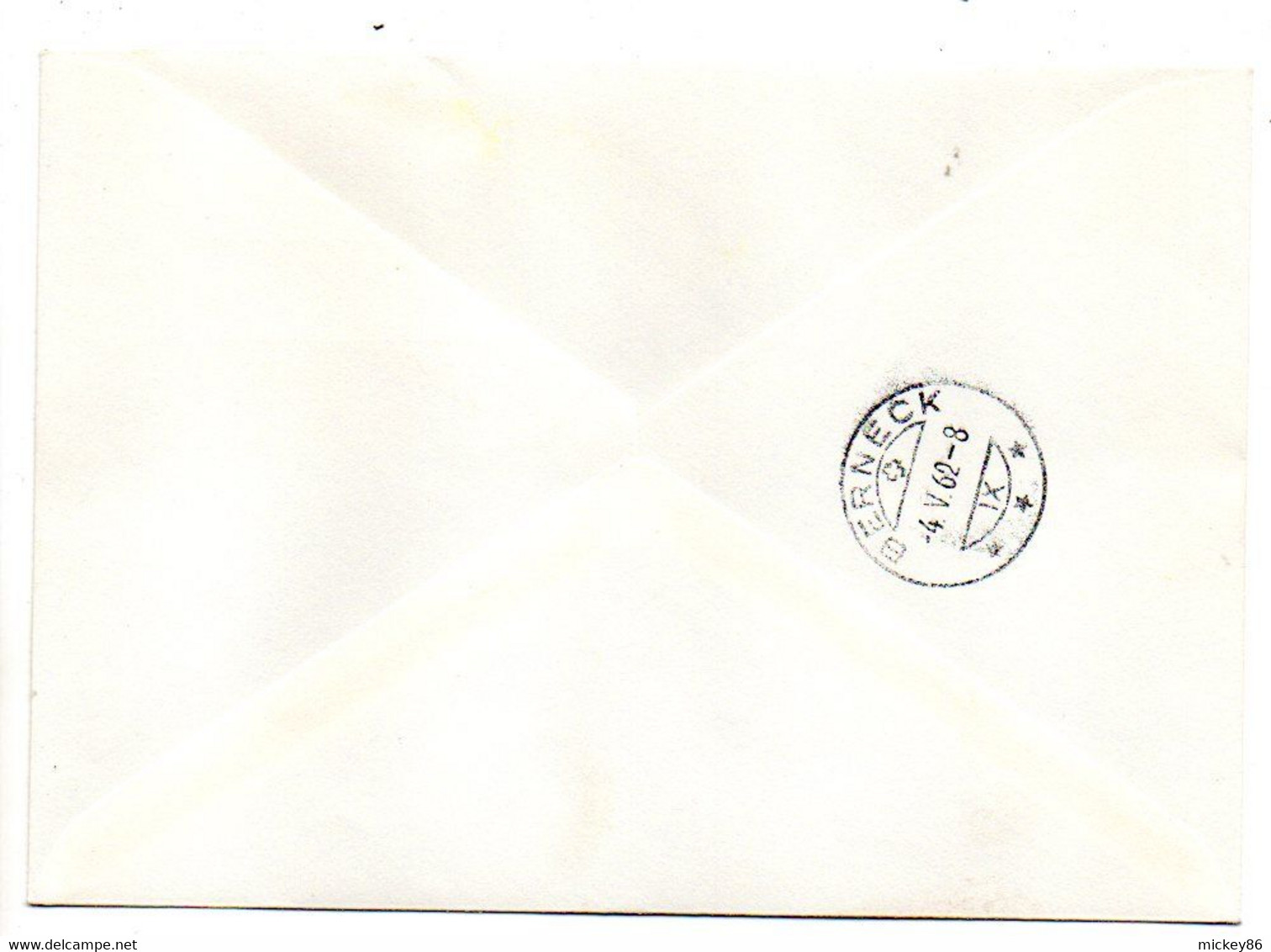 Suisse--1962 -- UIT --Inauguration Du Batiment--Lettre Recommandée  ....timbres EUROPA.......BERNECK .....à Saisir - Poststempel