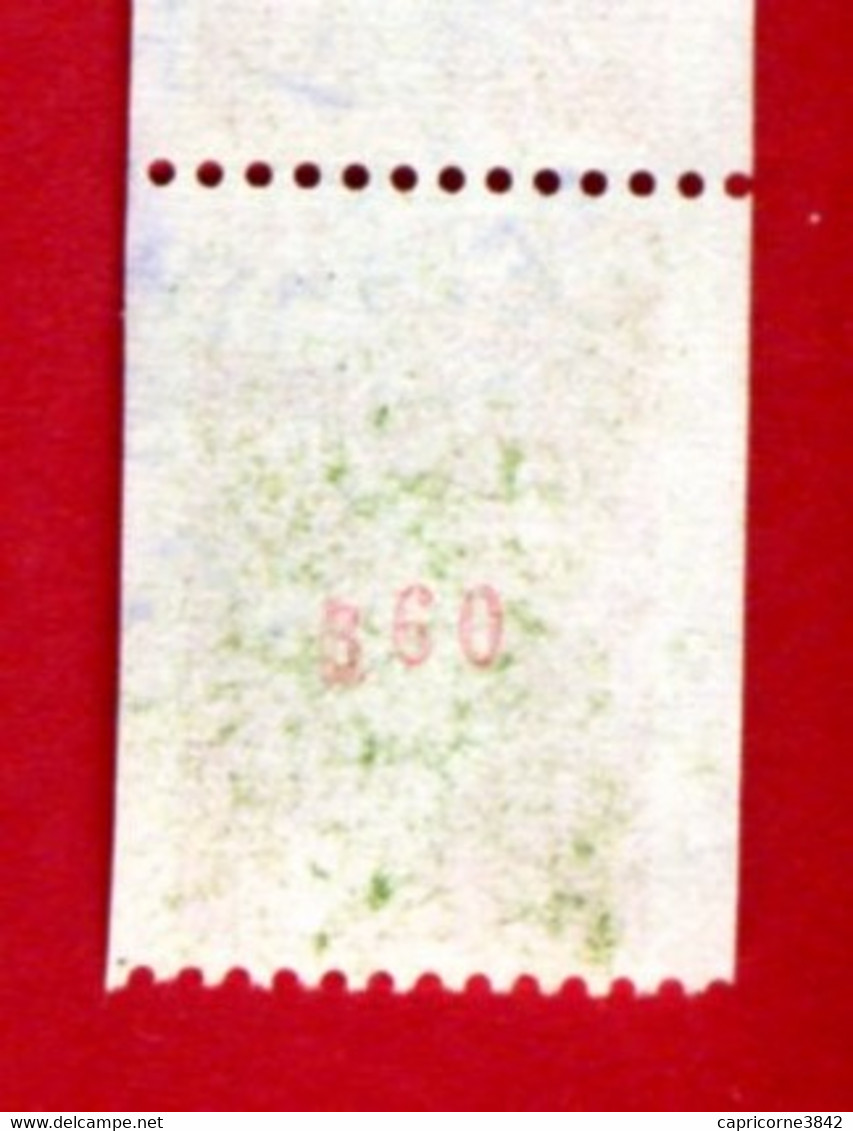 4 Timbres SABINE De Gandon Roulette N° 1981B - Numéro Rouge Au Verso Tp Bas N°560 - Coil Stamps