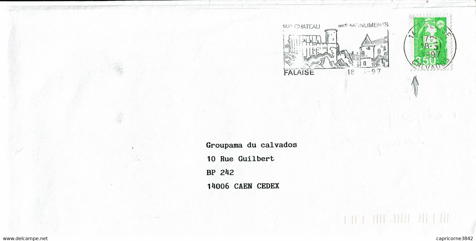 1997 - Marianne De Briat N° 2821 Bande De Phosphore à Gauche - 1989-1996 Marianne (Zweihunderjahrfeier)